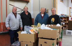 The boxes of donated food were delivered to the RAFP.