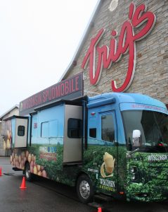 The WPVGA's Spudmobile was parked outside the store for anyone who wanted to learn a little more about Wisconsin potatoes.