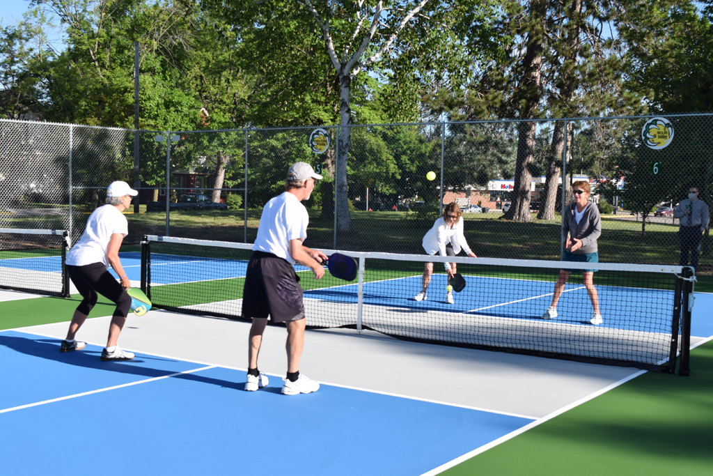 Pickleball courts complete, donated to city - Star Journal