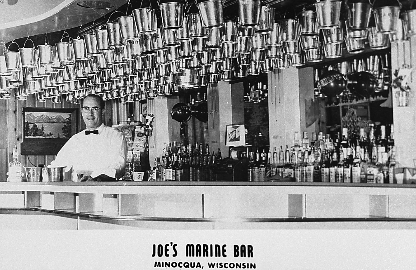 Joe's Marine Bar on Lake Minocqua in the 1950s.